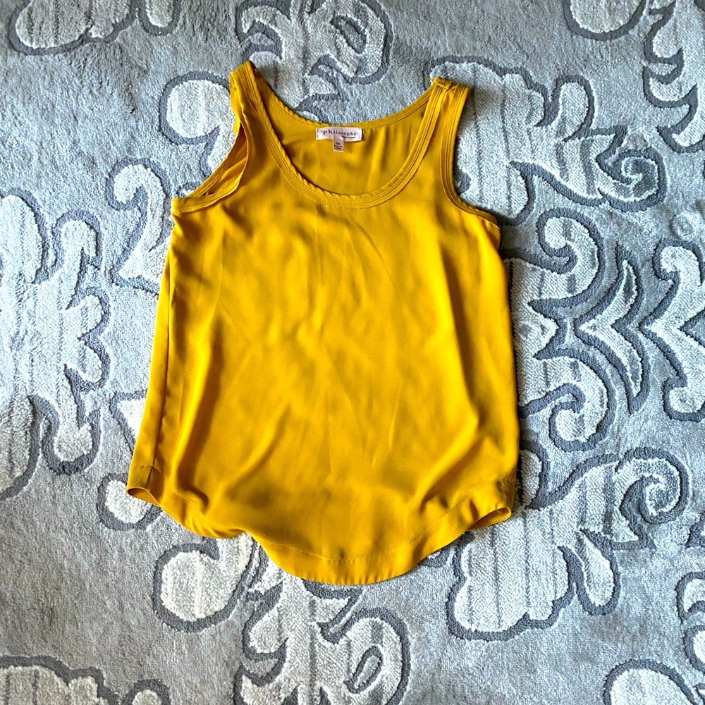 Philosophy tank yellow